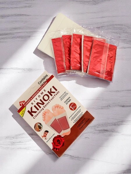 Detox Láb Párnák DETOX KINOKI 10 db Rózsaszín