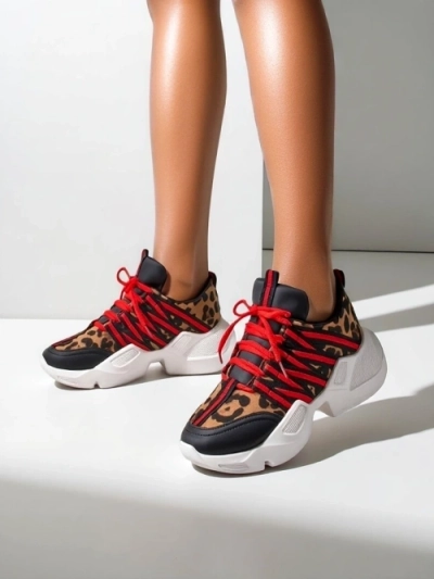 Royalfashion Női sportos sneakers vastag talppal Ivvert