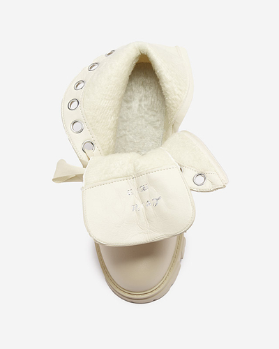 Bézs színű női bagger cirkó és gyöngy Reia -