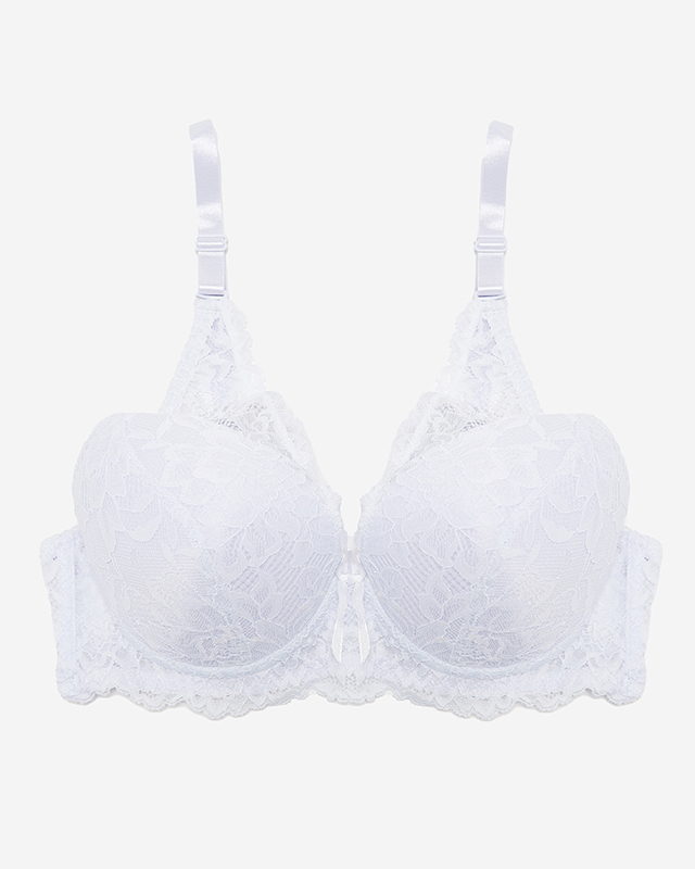 Fehér női melltartó csipkével - Fehérnemű