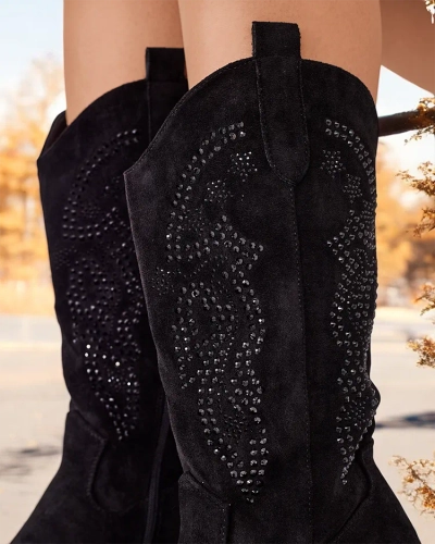 Royalfashion Női Kellib sarok cowboy csizma