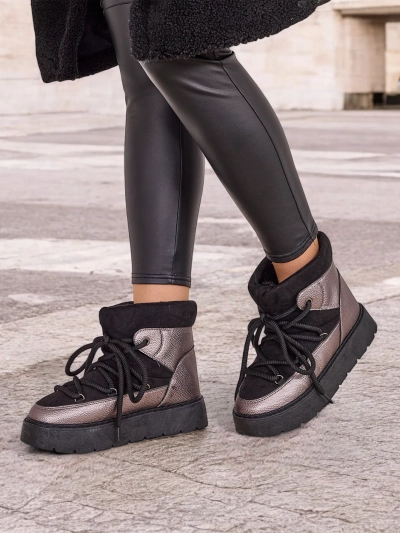 Royalfashion Női fűzős hó csizmák Iniuc