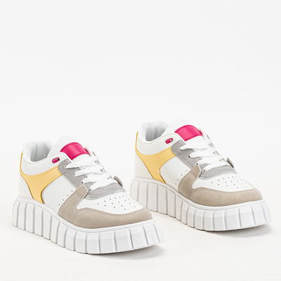 Nortelo bézs és fehér női sportcipő - Lábbeli