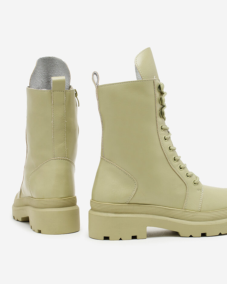 Royalfashion Eco bőr női bagger csizma Vederme