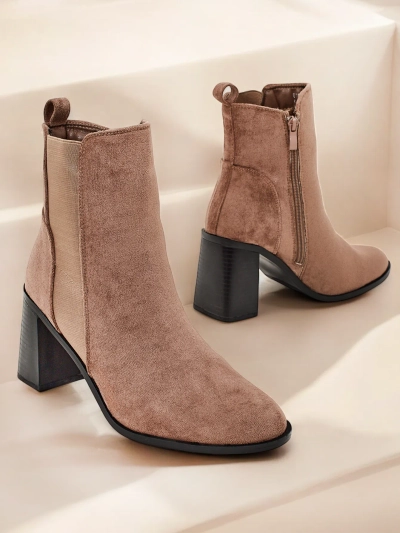 Royalfashion Női bokacsizma sarkú Enotto