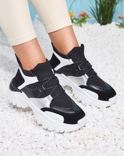 Női fehér-fekete sportcipő Ziragga- Footwear