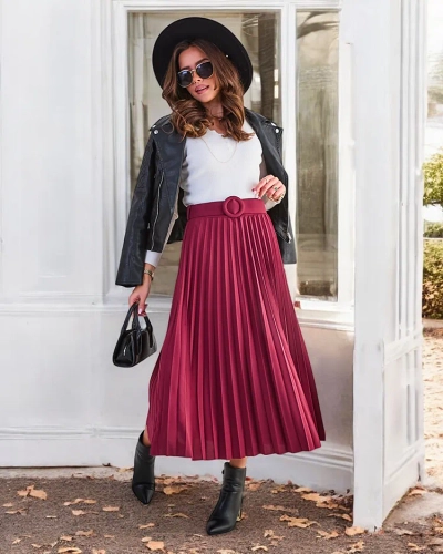 Royalfashion Hosszú női midi szoknya