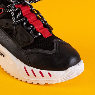 Fekete Mapsy férfi sportcipő - Lábbeli