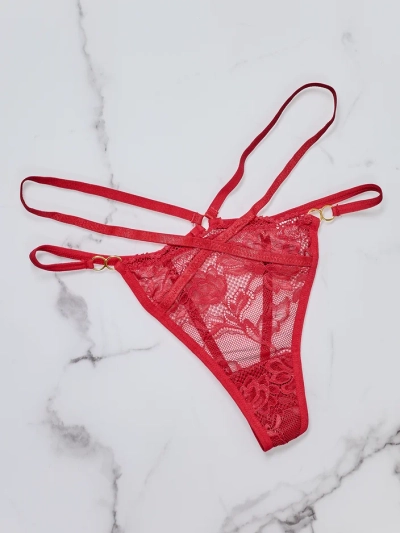 Royalfashion Női csipkés tanga alsó