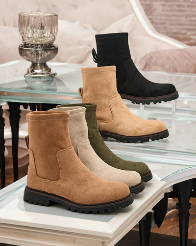 Royalfashion Eco-suede női Gebimma csizma