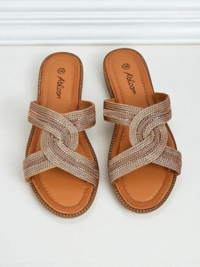 Royalfashion Női fonott papucs Woven Breeze