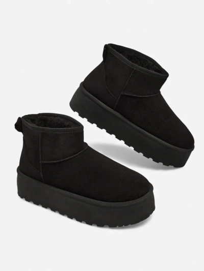 Luna Női Bokacsizma Fekete Bőr Elegáns Őszi