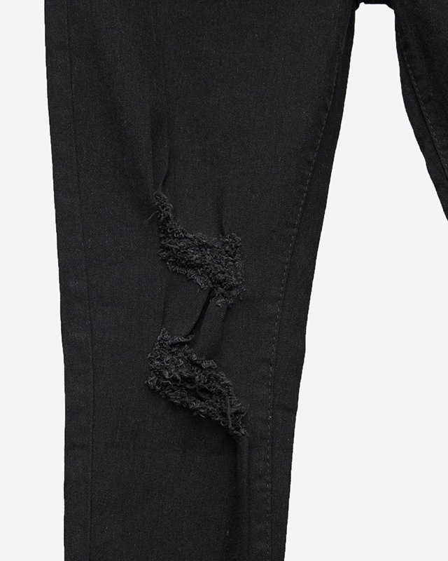 Fekete szakadt farmer női - Ruházat