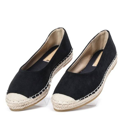 OUTLET Black espadrilles Mellow - Cipő