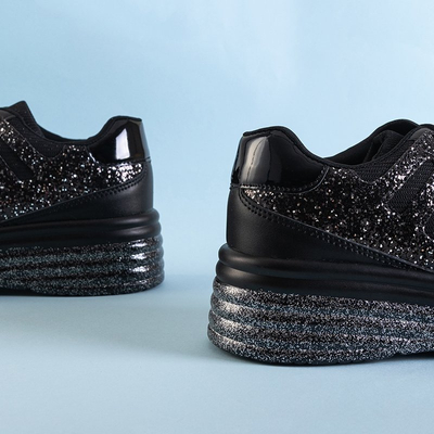 Arany női Poppaea platform tornacipő - cipő