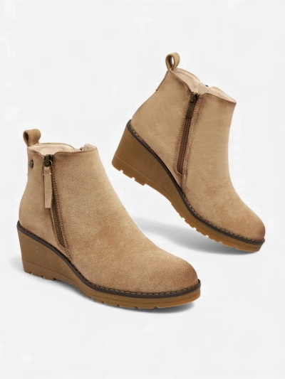 Zarrico női bokacsizma éktalpon