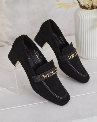 Royalfashion Elegáns női mokaszin alacsony posztón Oflem
