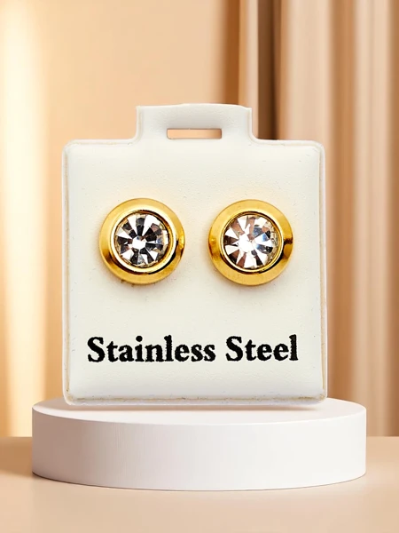 Royalfashion Női klipszes fülbevaló cirkóniával