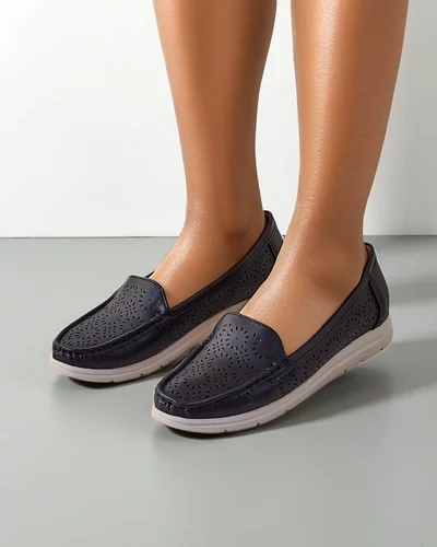 Royalfashion Női perforált mokaszin Besset