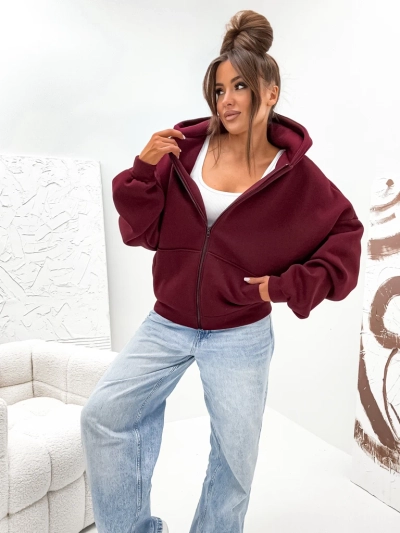 Royalfashion Női pamut bélelt Butterfly pulóver
