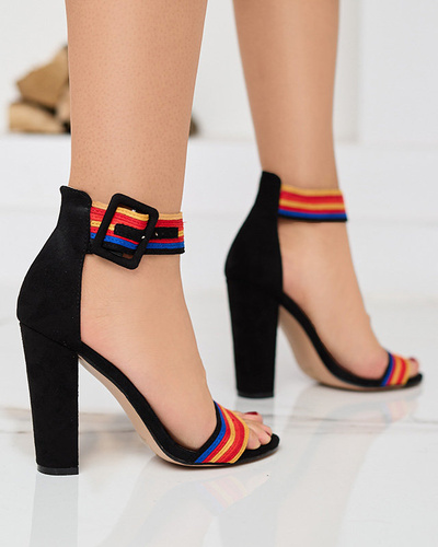 OUTLET Fekete női szandál a Tensow-Footwear poszton