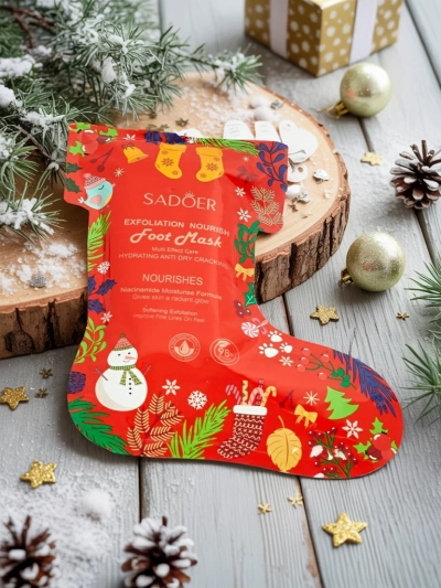 Ünnepi lábmaszk - niacinamid tartalmú zokni - hidratáló