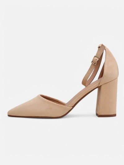 Royalfashion Női eco-suede magassarkú Caldeno