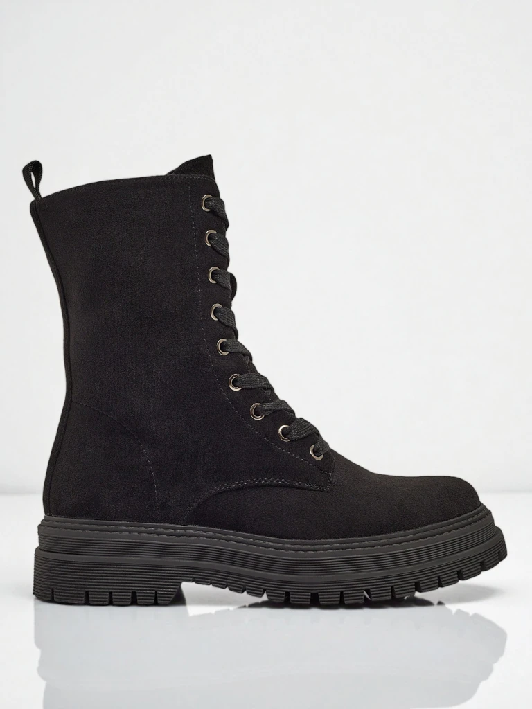 Női öko velúr worker stílusú bokacsizma Molistea