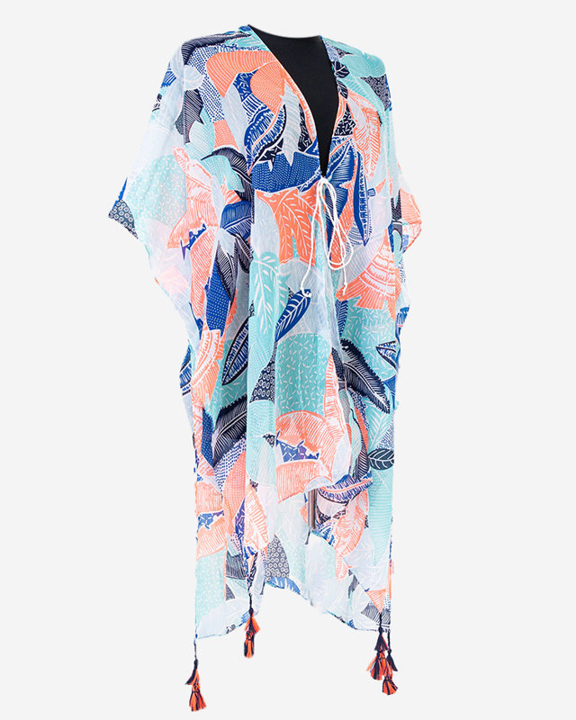 Női 'kék leveles pareo - Ruházat