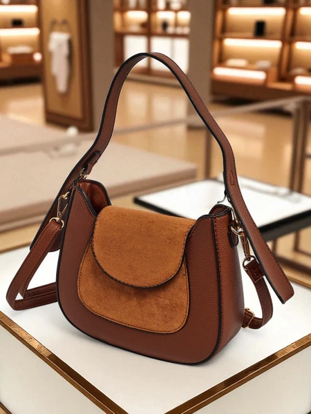 Kisméretű női táska öko bőrből, Golden Whisper