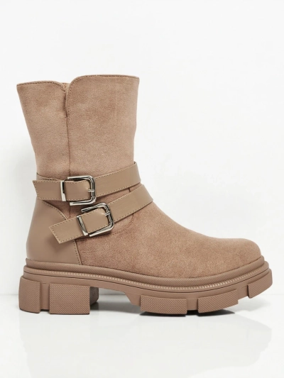 Magas szárú női öko velúr Callire bokacsizma