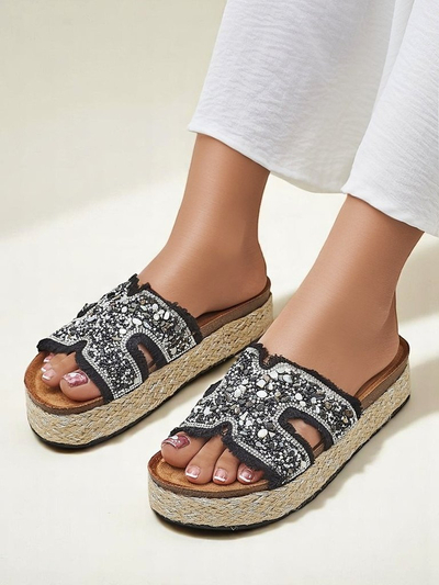 Royalfashion Női papucsok Candy Candy díszítéssel