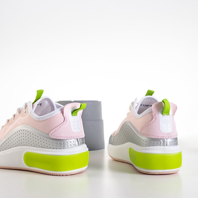 OUTLET Rózsaszín és szürke női sportcipő Tituana - Lábbeli