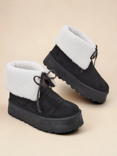 Royalfashion Női fűzős havacsizma Wdeno