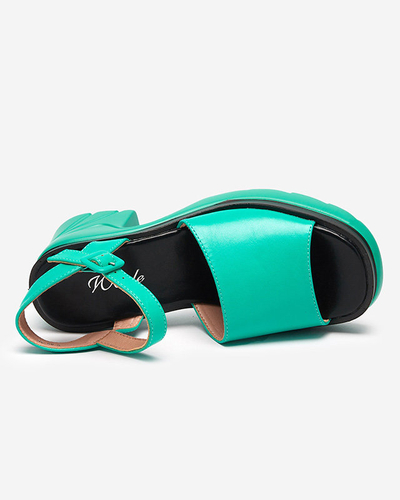 OUTLET Zöld női szandál a Cirota postán - Lábbeli