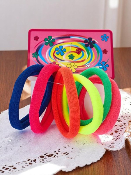 Royalfashion 6 darabos színes Colora hajgumi szett