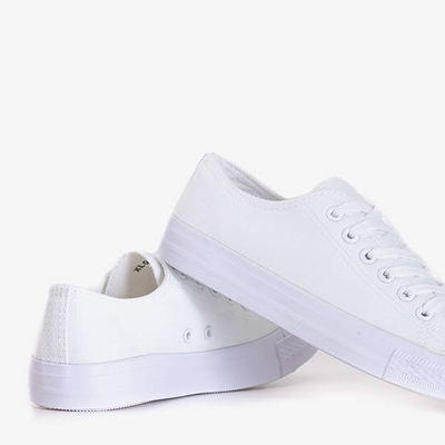 Női fehér fűzős cipők Drive - Cipők