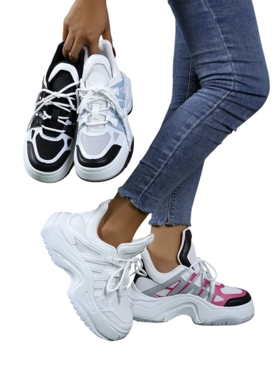 Royalfashion Női sportos sneakers vastag talpon Loness