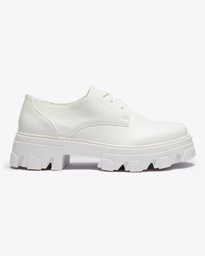 Fehér női félcsizma Delgor- Footwear