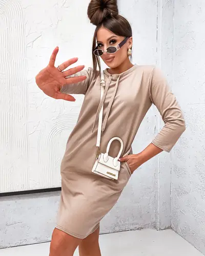 Royalfashion Pamut női anyag mini ruha