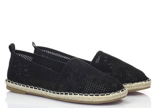 OUTLET Black espadrilles - Cipő