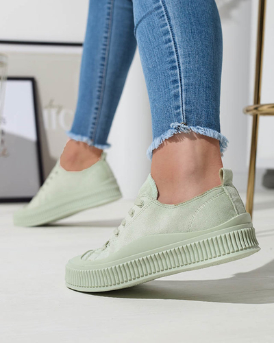 Világoszöld női sportcipő Dollof- Footwear