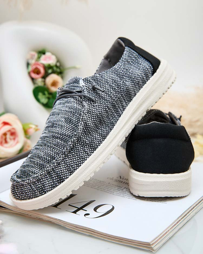 Royalfashion Női Seleptes csipkés félcipő