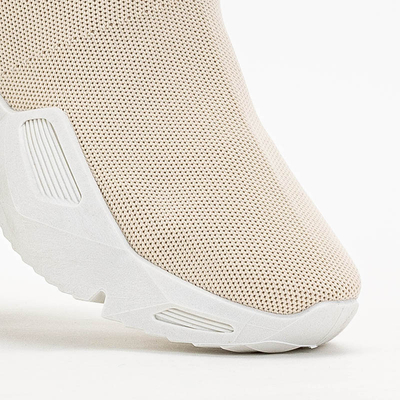 Bézs Női Gohi High Trainers - Lábbeli
