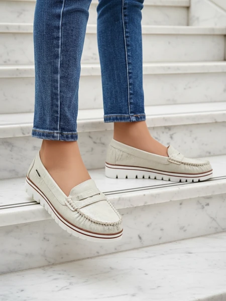 Royalfashion Női öko suede mokaszin Bellisse