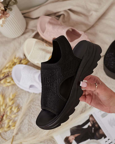 Royalfashion Női szandál felsőrésszel és cirkonokkal Alebin