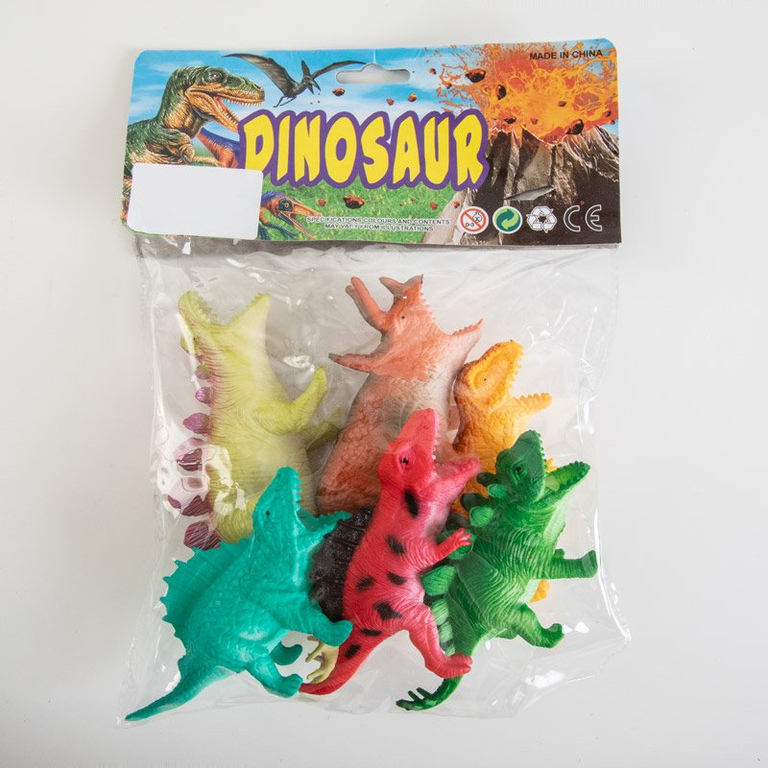 Gumi dinoszaurusz készlet 6 db - játékok