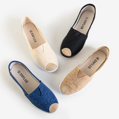 Női fekete espadrilles Mirlenace - Lábbeli