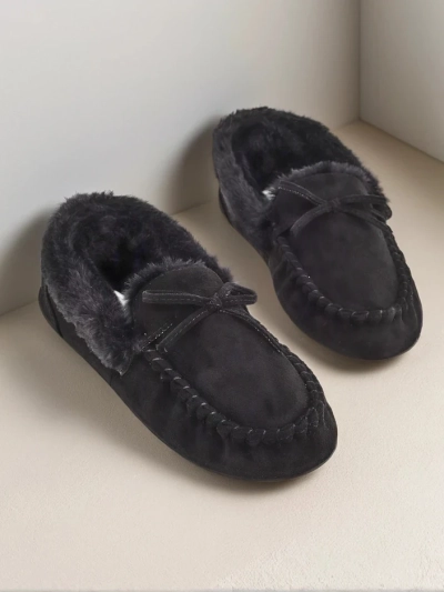 Royalfashion Női mokaszinok bundával Ahtikes