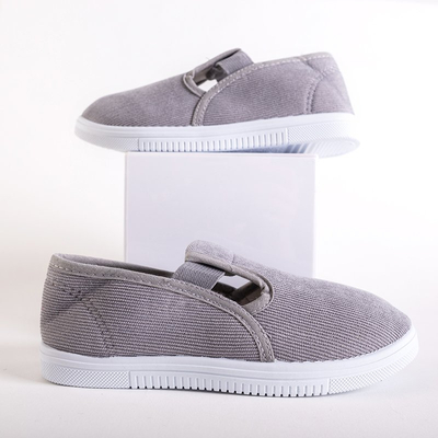 Ricia gyermek szürke bordás cipők - Cipők